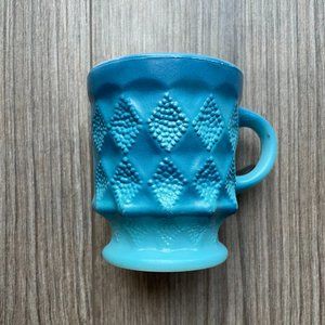 Anchor Hocking Fire King Vintage Blue Kimberly Mug